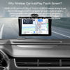 Picture of Portable Wireless Apple Carplayer & Android Auto 7 Inch Car Monitor Radio for All Cars Dashboard Mounted Car Stereo Support Bluetooth 5.0 Mirror Link FM Transmitter USB TF