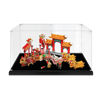 Picture of Acrylic Display Case for LEGO 80104 Chinese Luna New Year Lion Dance Figure Storage Box Dust Proof Glue Free