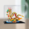 Picture of Acrylic Display Case for LEGO 80112 Chinese Luna New Year Auspicious Dragon Figure Storage Box Dust Proof Glue Free