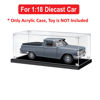 Picture of Acrylic Display Case for 1:18 CLASSIC CARLECTABLES HOLDEN EH UTE GUNDAGAI GREY Diecast Car Model Figure Storage Box Dust Proof Glue Free