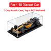 Picture of Acrylic Display Case for 1:18 SPARK F1 MCLAREN MCL36 2022 AUSTRALIAN GP #3 RICCIARDO Diecast Car Model Figure Storage Box Dust Proof Glue Free