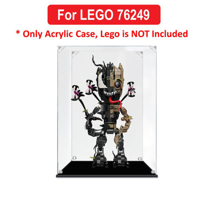 Picture of Acrylic Display Case for LEGO 76249 Marvel Super Heroes Venomised Groot Figure Storage Box Dust Proof Glue Free