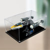 Picture of Acrylic Display Case for LEGO 75181 Star Wars Y-Wing Starfighter Figure Storage Box Dust Proof Glue Free