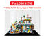 Picture of Acrylic Display Case for LEGO 41756 Friends Holiday Ski Slope and Cafe Figure Storage Box Dust Proof Glue Free