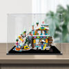 Picture of Acrylic Display Case for LEGO 41756 Friends Holiday Ski Slope and Cafe Figure Storage Box Dust Proof Glue Free