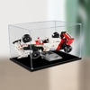 Picture of Acrylic Display Case for LEGO 10330 ICONS McLaren MP4/4 Ayrton Senna Figure Storage Box Dust Proof Glue Free