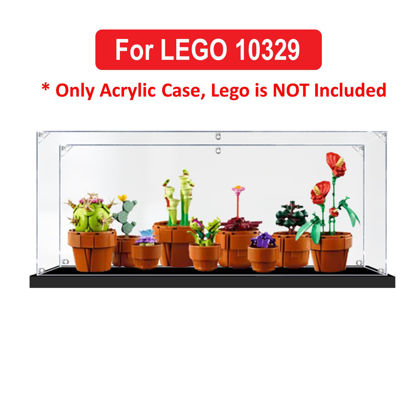 Picture of Acrylic Display Case for LEGO 10329 ICONS Tiny Plants Figure Storage Box Dust Proof Glue Free