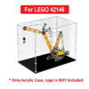 Picture of Acrylic Display Case for LEGO 42146 Technic Liebherr Crawler Crane LR 13000 Figure Storage Box Dust Proof Glue Free