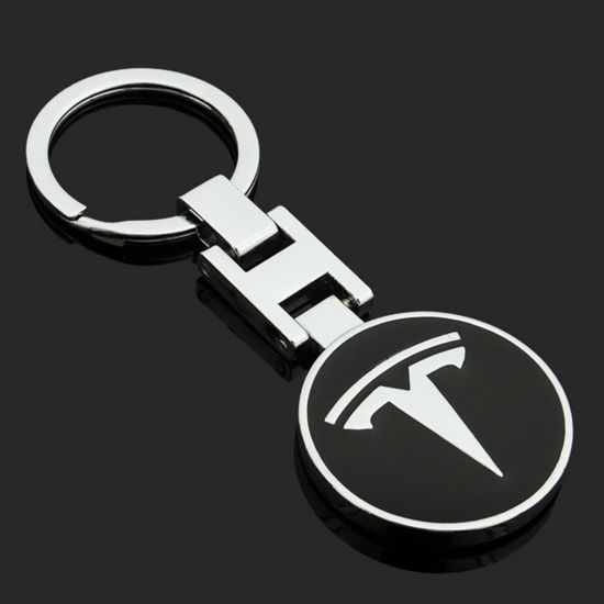 Picture of Stainless Steel Keyring Tesla Model S Model 3 Model X Model Y