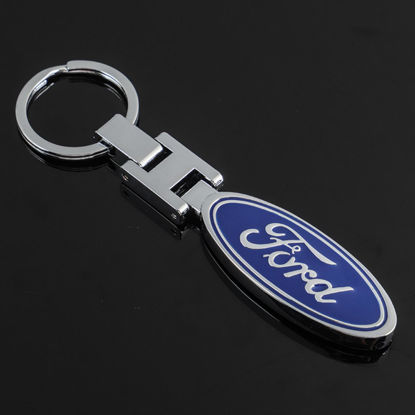 Picture of Stainless Steel Keyring Ford Fiesta Focus Fusion Escape F-Series Explorer