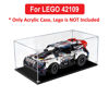 Picture of Acrylic Display Case for LEGO 42109 Technic App Controlled Top Gear Rally Car Figure Storage Box Dust Proof Glue Free