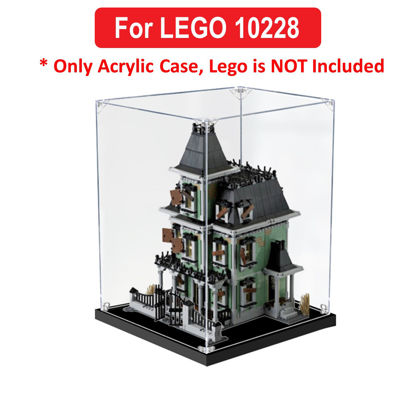 Picture of Acrylic Display Case for LEGO 10228 Monster Fighters Haunted House Figure Storage Box Dust Proof Glue Free