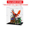 Picture of Acrylic Display Case for LEGO 21348 Ideas Dungeons & Dragons Red Dragon's Tale Figure Storage Box Dust Proof Glue Free