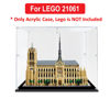 Picture of Acrylic Display Case for LEGO 21061 Architecture Notre-Dame de Paris Figure Storage Box Dust Proof Glue Free