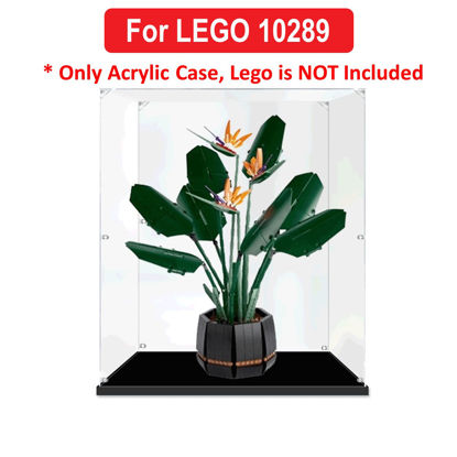 Picture of Acrylic Display Case for LEGO 10289 Icons Bird of Paradise Figure Storage Box Dust Proof Glue Free