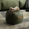 Picture of AMY OTTOMAN GREEN PU LEATHER HOME IDEA