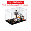 Picture of Acrylic Display Case for LEGO 60434 City Space Base and Rocket Launchpad Figure Storage Box Dust Proof Glue Free