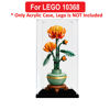 Picture of Acrylic Display Case for LEGO 10368 Icons Chrysanthemum Figure Storage Box Dust Proof Glue Free