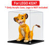 Picture of Acrylic Display Case for LEGO 43247 Disney Young Simba The Lion King Figure Storage Box Dust Proof Glue Free