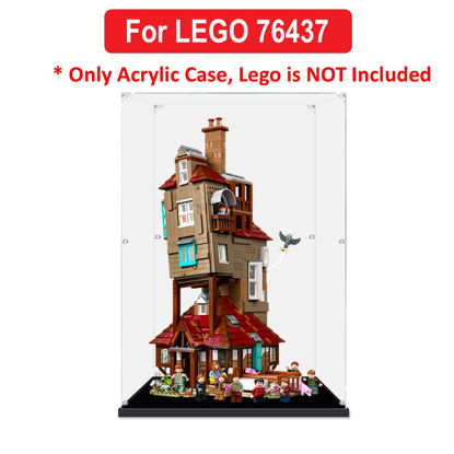 Picture of Acrylic Display Case for LEGO 76437 Harry Potter The Burrow Collector's Edition Figure Storage Box Dust Proof Glue Free