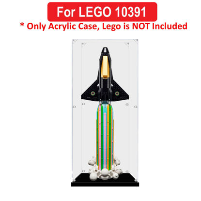 Picture of Acrylic Display Case for LEGO 10391 Icons Over the Moon with Pharrell Williams Figure Storage Box Dust Proof Glue Free