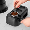 Picture of Coffee Tamper Stand and Portafilter Holder Station for Cafe Home Black 51-58mm