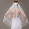 Picture of Bridal beaded veil for a wedding bachelorette party European and American