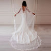 Picture of Pearl & Lace Wedding Shawl Cloak 300x160CM Luxury Euro-American Style Wedding