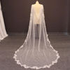 Picture of Pearl & Lace Wedding Shawl Cloak 300x160CM Luxury Euro-American Style Wedding