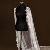 Picture of Pearl & Lace Wedding Shawl Cloak 300x160CM Luxury Euro-American Style Wedding