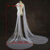 Picture of Wedding Muslin Shawl Floor-Length White Polyamide Net 250x130CM Euro-American