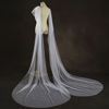 Picture of Wedding Muslin Shawl Floor-Length White Polyamide Net 250x130CM Euro-American