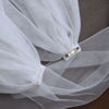 Picture of Wedding Muslin Shawl Floor-Length White Polyamide Net 250x130CM Euro-American