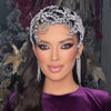 Picture of Elegant Rhinestone Wedding Headwear 34*16cm Euro-American Style Bridal Hair