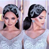 Picture of Elegant Rhinestone Wedding Headwear 34*16cm Euro-American Style Bridal Hair