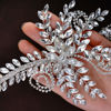 Picture of Elegant Rhinestone Wedding Headwear 34*16cm Euro-American Style Bridal Hair