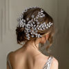 Picture of Exquisite Rhinestone Wedding Headwear Handmade Accessory 21x13CM Lux