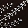 Picture of Elegant Tassel Wedding Headwear Rhinestone Comb Vintage Style 40x10CM