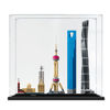 Picture of Acrylic Display Case for LEGO 21039 Architecture Shanghai Skyline Figure Storage Box Dust Proof Glue Free