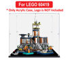 Picture of Acrylic Display Case for LEGO 60419 City Police Prison Island Figure Storage Box Dust Proof Glue Free