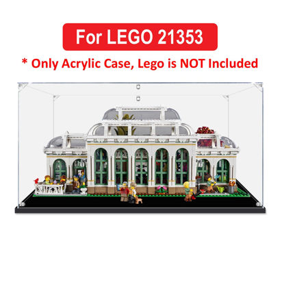 Picture of Acrylic Display Case for LEGO 21353 Ideas The Botanical Garden Figure Storage Box Dust Proof Glue Free