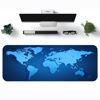 Picture of World Map Gaming Mousepad Mouse Pad Mat Laptop Computer Edge Sewing 900x400x2mm