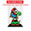 Picture of Acrylic Display Case for LEGO 71438 Super Mario World Mario & Yoshi Figure Storage Box Dust Proof Glue Free