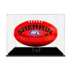 Picture of Acrylic Display Case for AFL Football Rugby Memorabilia with Holder Dust Proof Glue Free