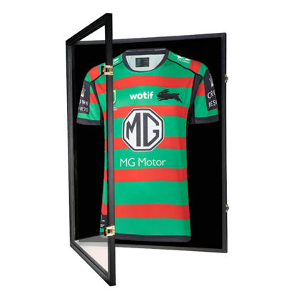 Picture of Jersey Frame Display Case  for NRL South Sydney Rabbitohs Penrith Panthers