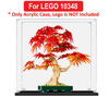 Picture of Acrylic Display Case for LEGO 10348 Icons Botanicals Japanese Red Maple Bonsai Tree Figure Storage Box Dust Proof Glue Free