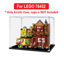 Picture of Acrylic Display Case for LEGO 76452 Harry Potter Quality Quidditch Supplies & Ice Cream Parlo Figure Storage Box Dust Proof Glue Free