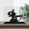 Picture of Acrylic Display Case for LEGO 10375 Icons How to Train Your Dragon:Toothless Figure Storage Box Dust Proof Glue Free