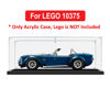 Picture of Acrylic Display Case for LEGO 10357 Icons Shelby Cobra 427 S/C Figure Storage Box Dust Proof Glue Free