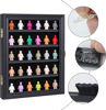 Picture of Small Minifigure Display Case Minifigure Wall Cabinet Showcase for Small Miniature Collectibles Mini Brands, with Acrylic Door Lockable